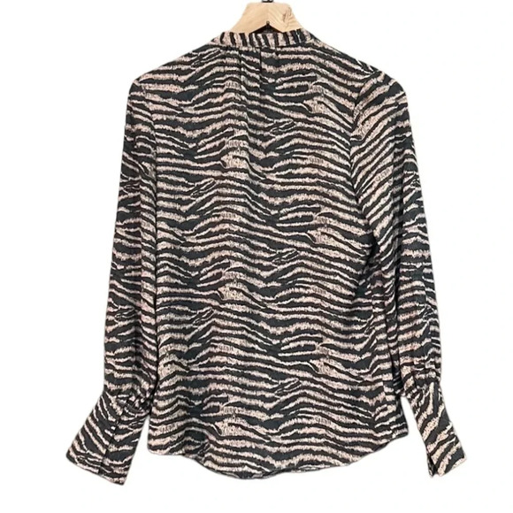 Joie Tariana Button Down Blouse in Ginger Size XS - Picture 7 of 11